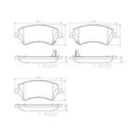 Brembo Front Brake Pads Set P83064N