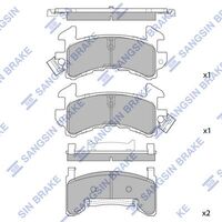 HiQ Front Brake Pads Set SP1279