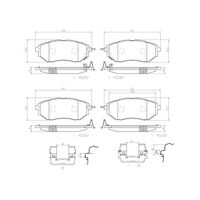 Brembo Front Brake Pads Set P78017N