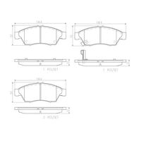 Brembo Front Brake Pads Set P79014N