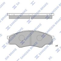 HiQ Front Brake Pads Set SP1276