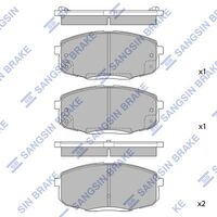 HiQ Front Brake Pads Set SP1240