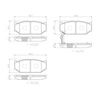 Brembo Front Brake Pads Set P79023N