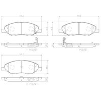 Brembo Front Brake Pads Set P56088N