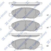 HiQ Front Brake Pads Set SP1383