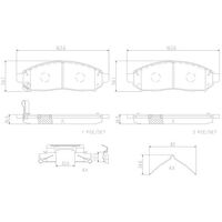 Brembo Front Brake Pads Set P56059N