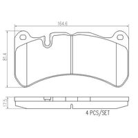 Brembo Front Brake Pads Set P50092N