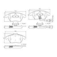 Brembo Front Brake Pads Set P85075N