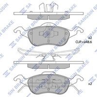 HiQ Front Brake Pads Set SP1259