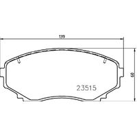 Brembo Front Brake Pads Set P54059N