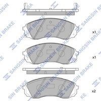 HiQ Front Brake Pads Set SP1238