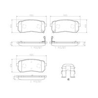 Brembo Rear Brake Pads Set P30035N