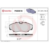 Brembo Front Brake Pads Set P56061N