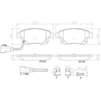 Brembo Rear Brake Pads Set P24066N