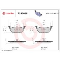 Brembo Rear Brake Pads Set P24085N