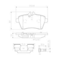 Brembo Front Brake Pads Set P50056N