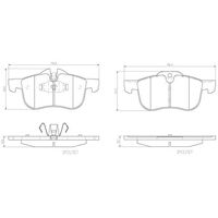 Brembo Front Brake Pads Set P52017N