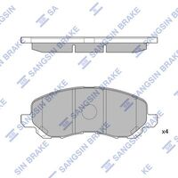 HiQ Front Brake Pads Set SP1360