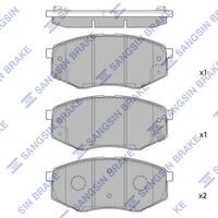 HiQ Front Brake Pads Set SP1374