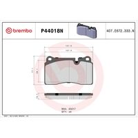 Brembo Front Brake Pads Set P44018N