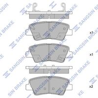 HiQ Rear Brake Pads Set SP1401