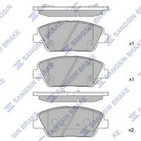 HiQ Front Brake Pads Set SP1397