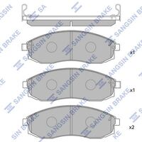 HiQ Front Brake Pads Set SP1256