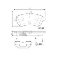 Brembo Front Brake Pads Set P50070N