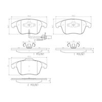 Brembo Front Brake Pads Set P85113N