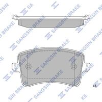 HiQ Rear Brake Pads Set SP2146