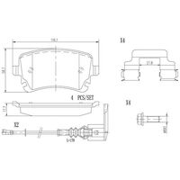 Brembo Rear Brake Pads Set P85083N