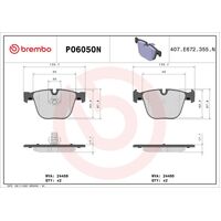 Brembo Rear Brake Pads Set P06050N