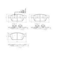 Brembo Front Brake Pads Set P85141N