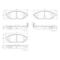 Brembo Front Brake Pads Set P10054N