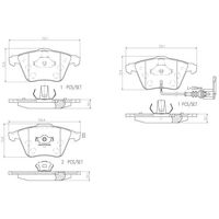 Brembo Front Brake Pads Set P85079N