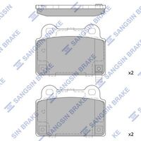 HiQ Rear Brake Pads Set SP1939