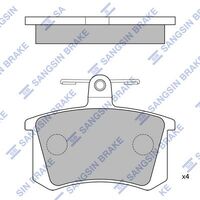 HiQ Rear Brake Pads Set SP2050