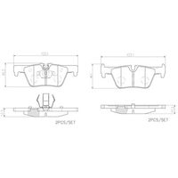 Brembo Rear Brake Pads Set P06071N