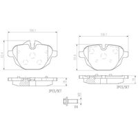 Brembo Rear Brake Pads Set P06064N