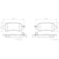 Brembo Rear Brake Pads Set P49047N