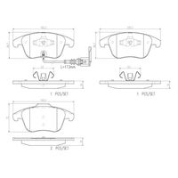 Brembo Front Brake Pads Set P85112N