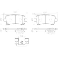 Brembo Rear Brake Pads Set P59060N