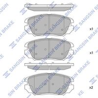 HiQ Front Brake Pads Set SP1402