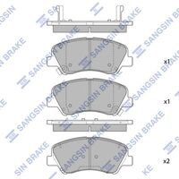 HiQ Front Brake Pads Set SP1399A