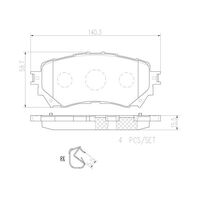 Brembo Front Brake Pads Set P49048N