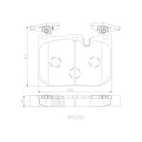 Brembo Front Brake Pads Set P06088N
