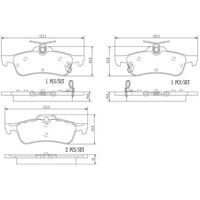 Brembo Rear Brake Pads Set P28070N