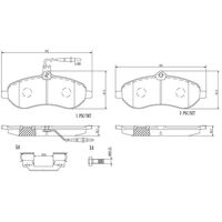Brembo Front Brake Pads Set P61096N