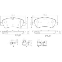 Brembo Rear Brake Pads Set P24160N