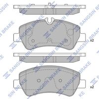 HiQ Rear Brake Pads Set SP1884